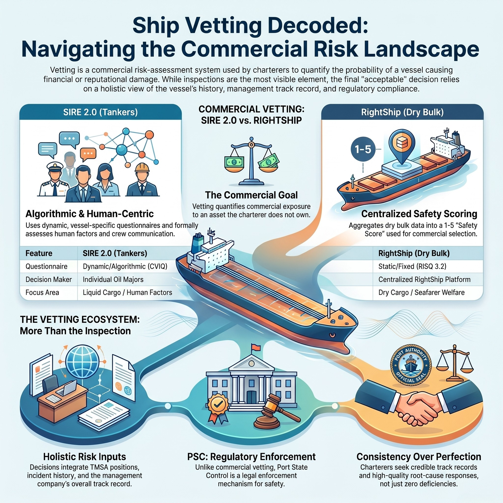 Topometer Vetting How the Ship Vetting System Works: SIRE, RightShip and PSC