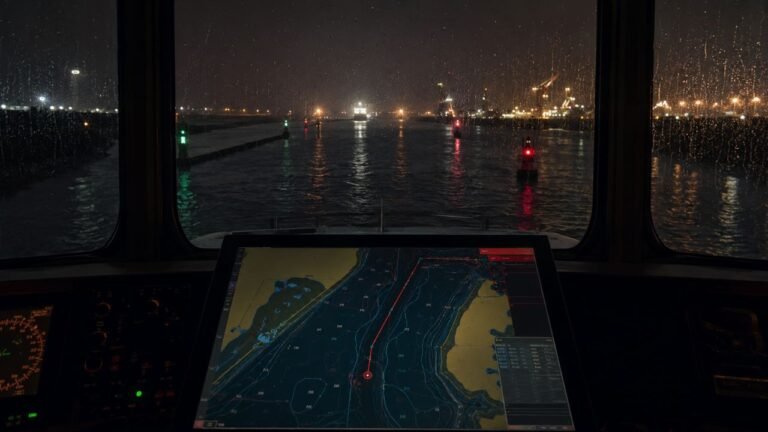 ECDIS in tidal ports