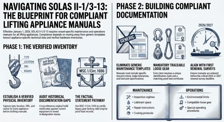 SOLAS lifting appliances manual